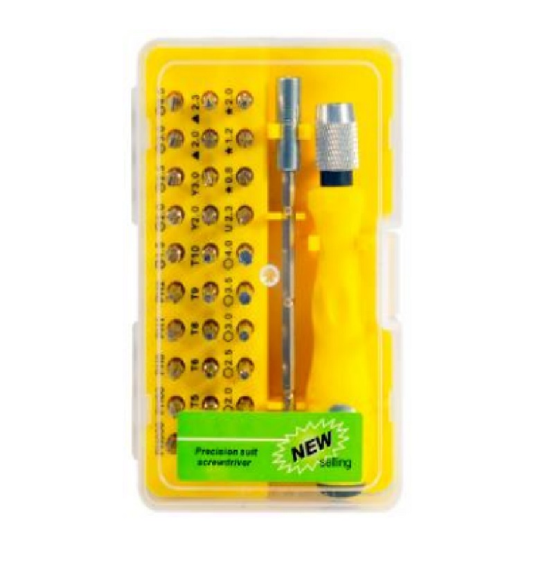 Yellow 32 in 1 Multi-Purpose Precision Screwdriver Set （No.6011-A）-picture-14
