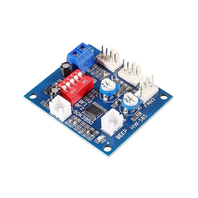 DC12V PWM DC Fan Speed Controller Variable Speed Temperature Speed Controller with Temperature Probe High Temperature Alarm-image-35