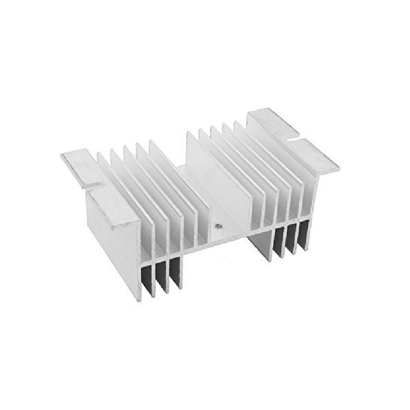 M Shape Aluminum Single Phase Solid State Relay SSR Heat Sink Base Small Type Heat Radiator for 10A to100A-picture-16