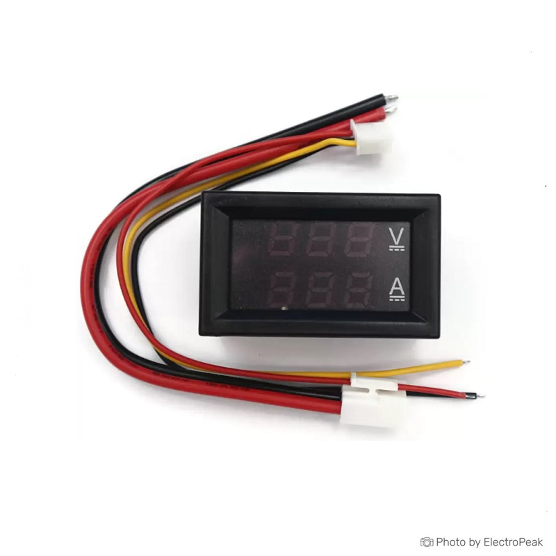Dual Led 0.28 " Display for DC0-100V 100A Voltage and Current Test Digital Instrument, Digital Meter Panel Amplifier Red Red 100A-picture-23