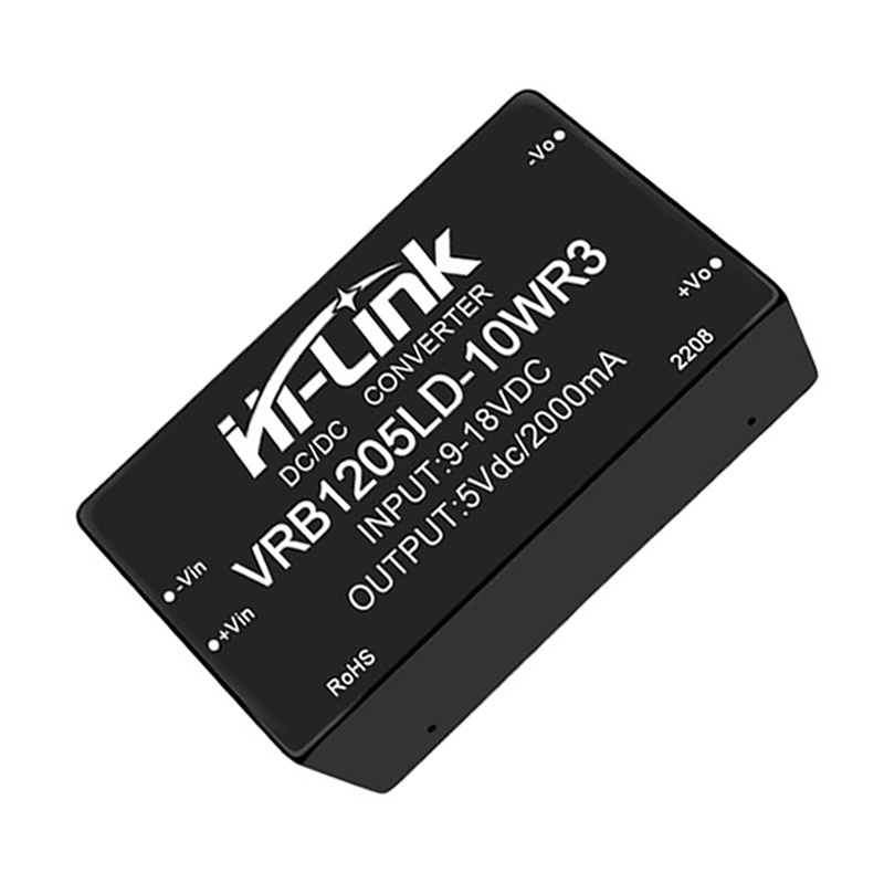 Hi-Link 12V to 5V 10W 2000mA DC to DC Isolation Voltage 1500VDC Power Module Converter VRB1205LD-10WR3-image-33