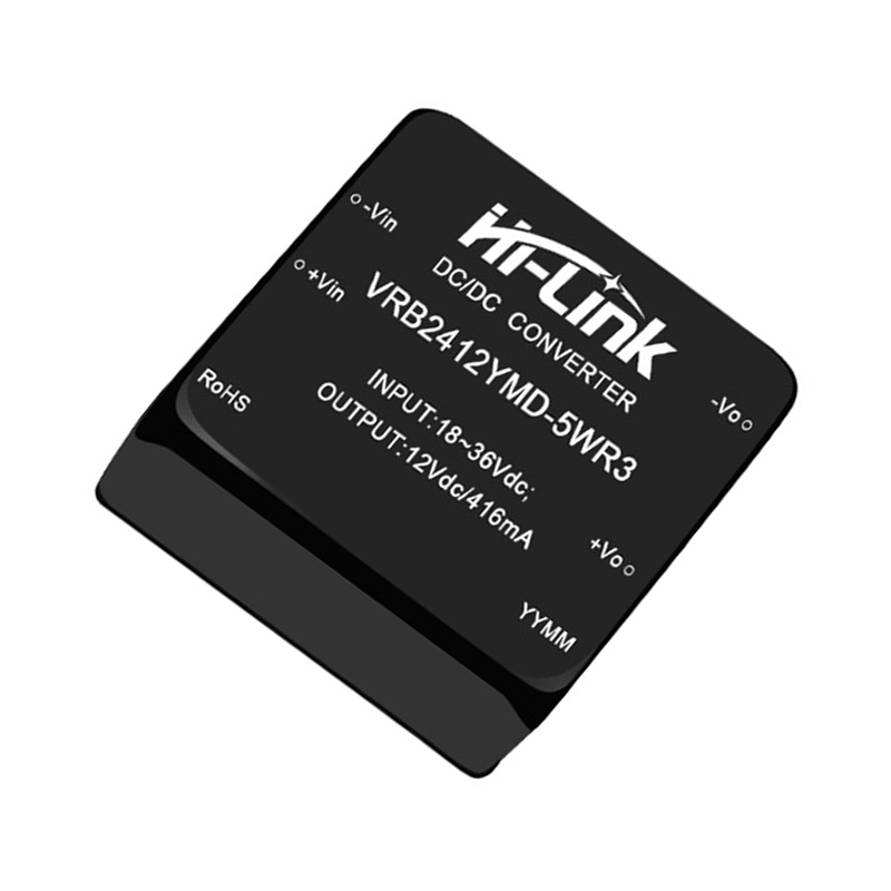 Hi-Link 24V to 12V 5W 0.42A DC to DC Isolation Voltage 1500VDC Power Module Converter VRB2412YMD-5WR3_DC DC 5W-image-22