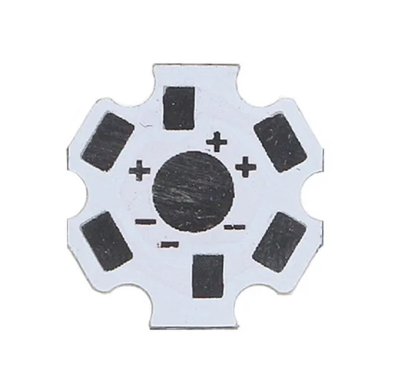 White 20MM 2PIN Aluminum Heatsink for 1W 3W 5W LED-image-31