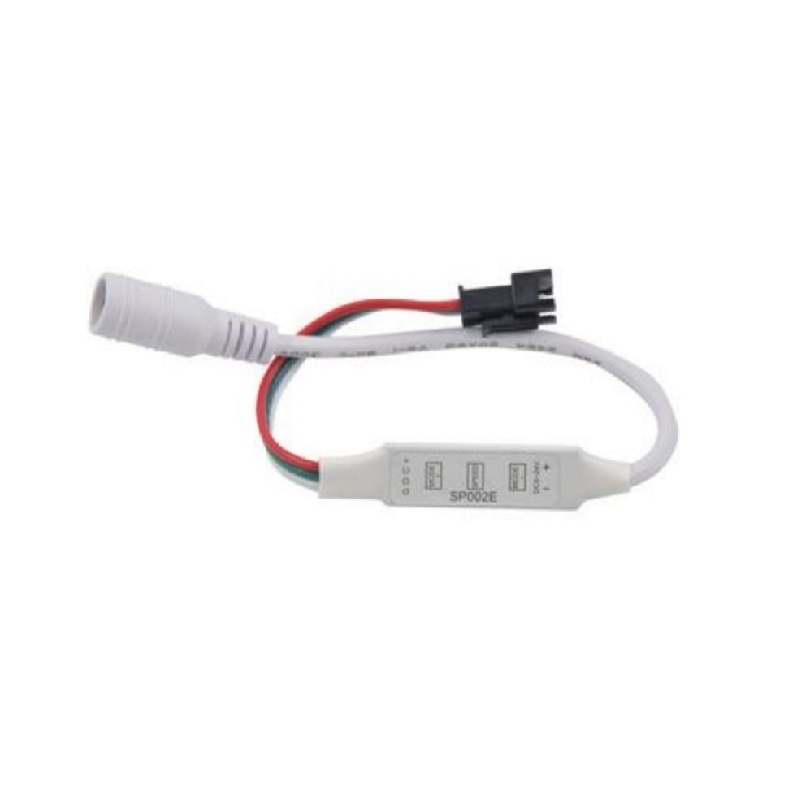 5-24V MINI 3Key LED Controller for WS2811 WS2812B LED Light Strip with White DC5.5*2.1 Jack-image-15