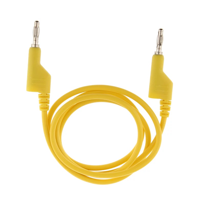 50cm Yellow Double 4mm Banana Cable 15A-picture-27