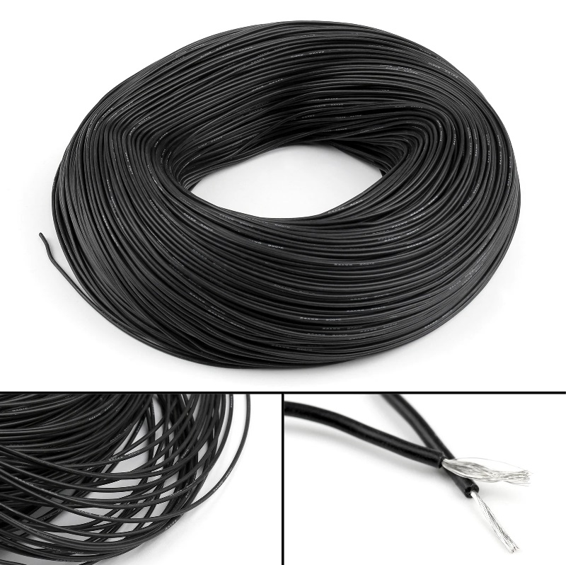 UL1007 18AWG PVC Electronic Wire Black (Bulk Spool)-picture-14