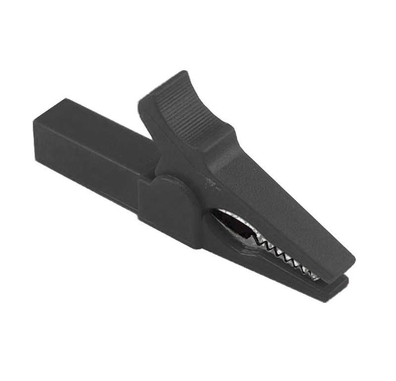 Black 55mm Copper Insulated Crocodile Clip Opening 10mm for Banana Plug 4mm-picture-28