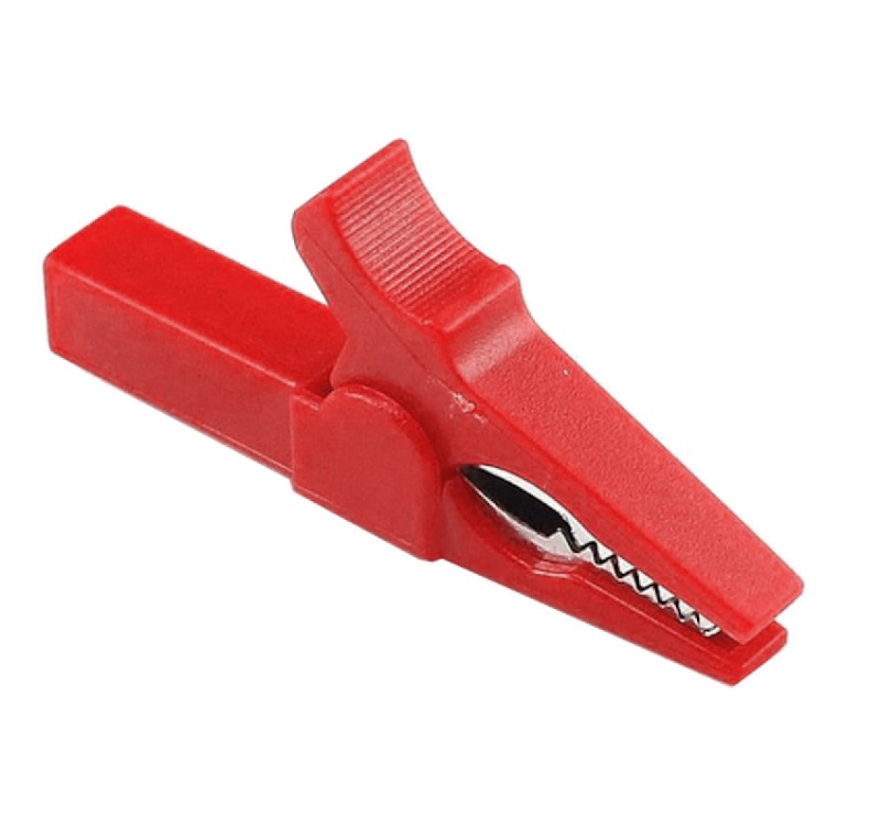 Red 55mm Copper Insulated Crocodile Clip Opening 10mm for Banana Plug 4mm-image-41