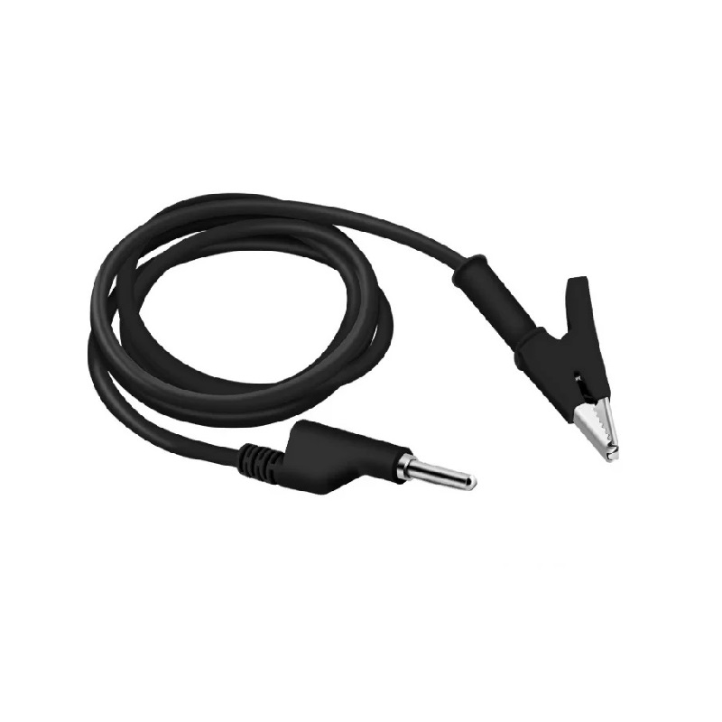 Black 1M Double End Test lead Wire 4mm Banana Plug Alligator Clip Crocodile 15A-picture-10