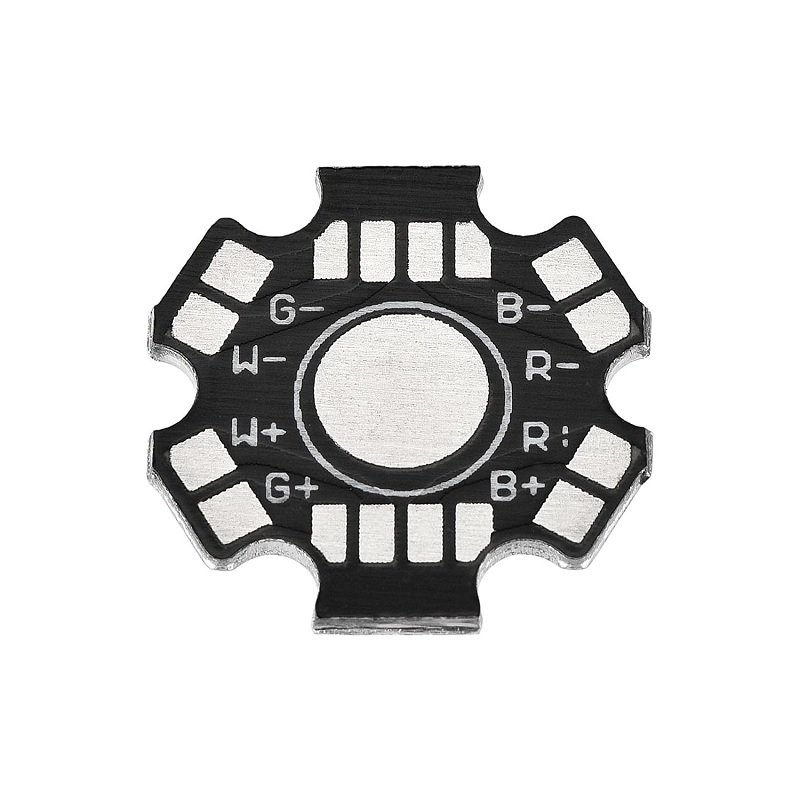 Black 20MM 8PIN RGBW LED Aluminum Heatsink-image-18
