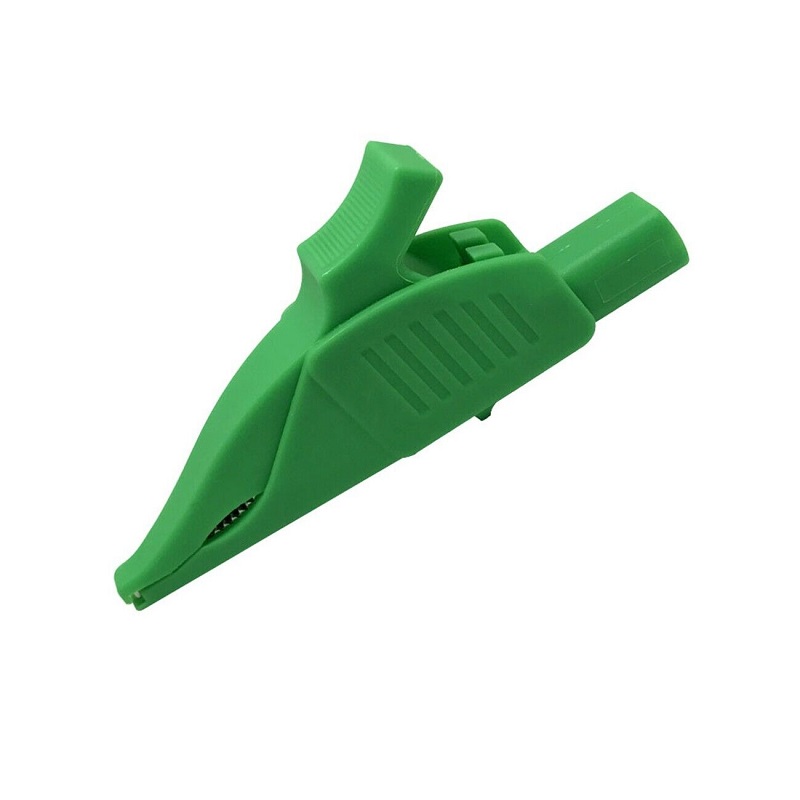 Green CE CATIII 1000V /MAX.32A High Reliability Safety 4mm Jack Alligator Crocodile Clip-picture-20