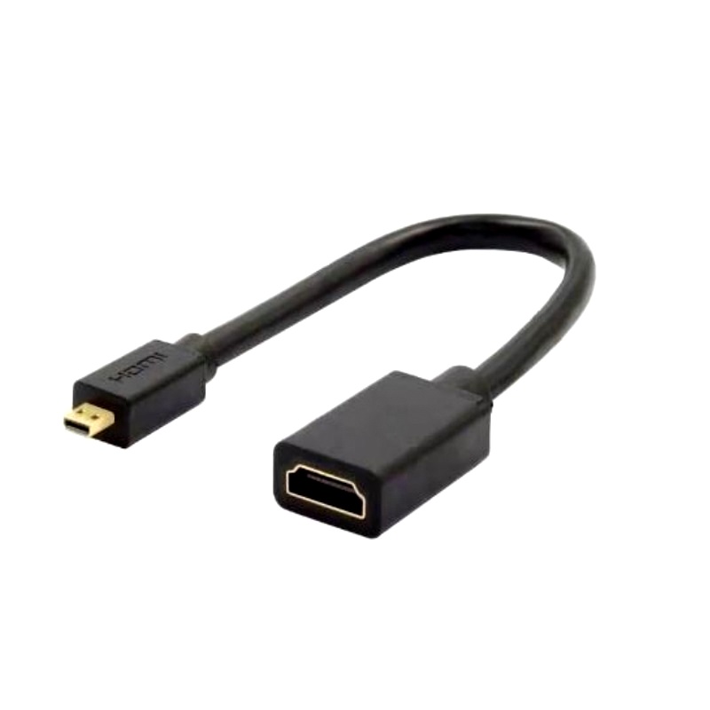 Micro HDMI to HDMI Cable 15cm Male to Female Adapter-picture-25