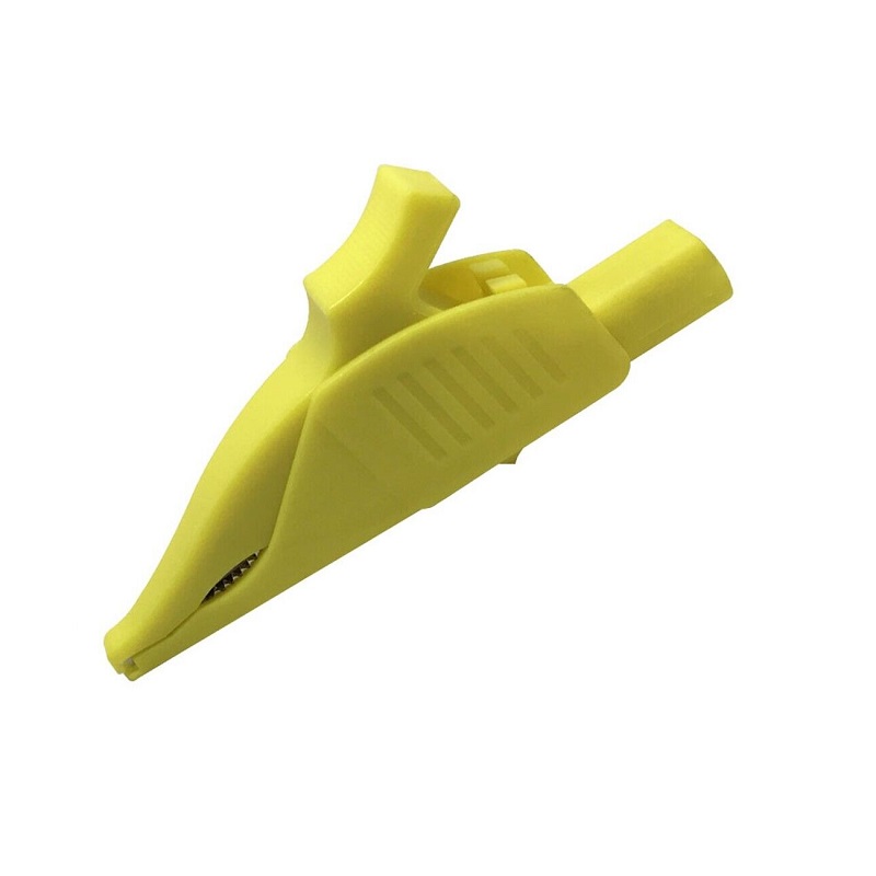 Yellow CE CATIII 1000V /MAX.32A High Reliability Safety 4mm Jack Alligator Crocodile Clip-image-49
