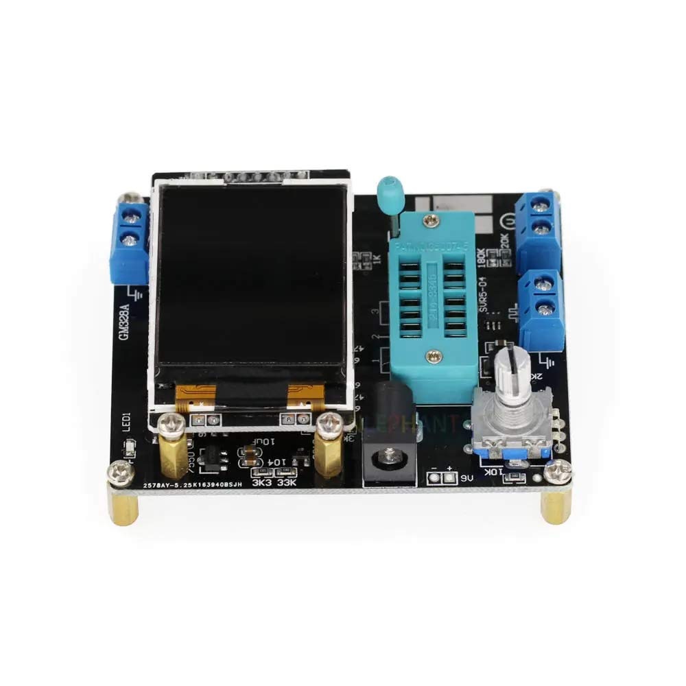Soldered GM328A Transistor Tester DIY Kit （Black English Version Assembled）-image-11