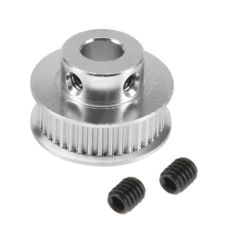 Aluminum GT2 Timing Pulley 40 Tooth 10mm Bore For 6mm Belt-image-36