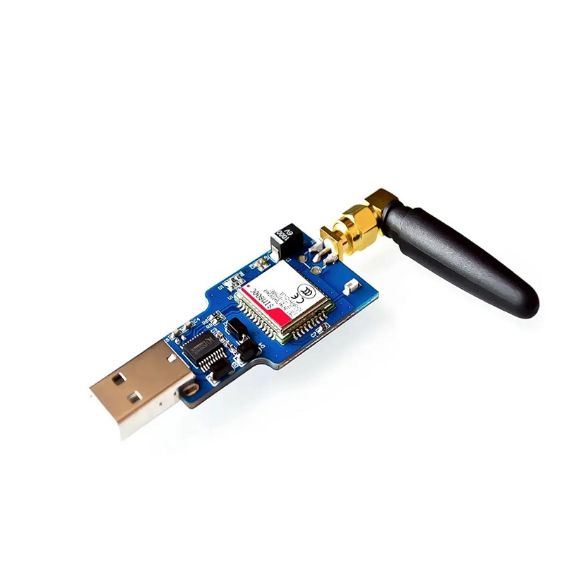 USB to GSM Serial GPRS SIM800C Module with Bluetooth Computer Control Calling with Glue Stick Antenna-image-5