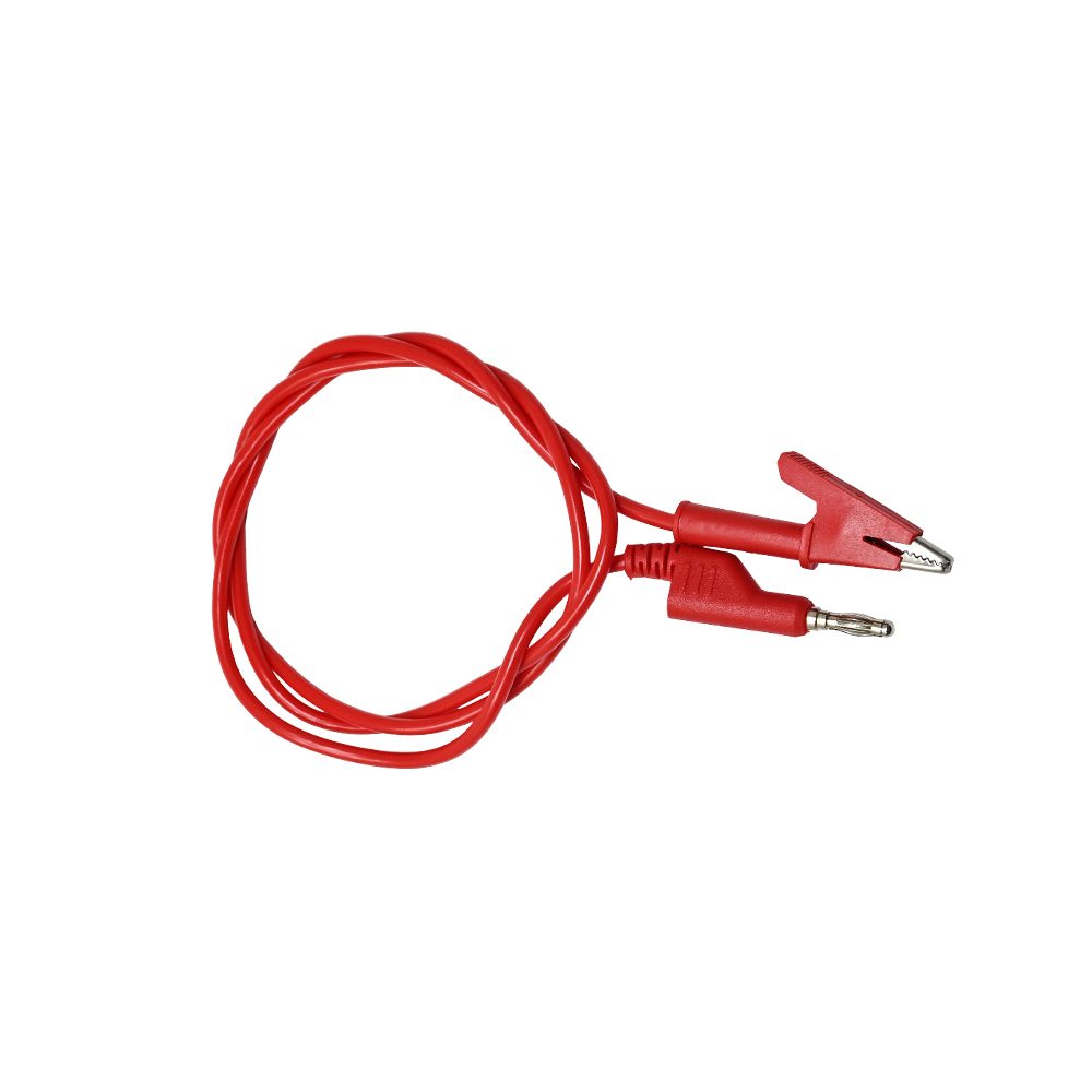 Red 1M Double End Test lead Wire 4mm Banana Plug Alligator Clip Crocodile 15A-image-41