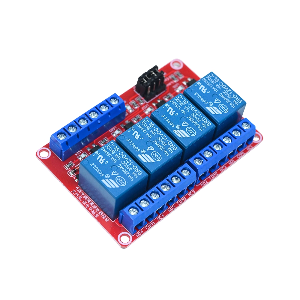 4 Channel Relay Module 12V High and Low Level Trigger Relay Module-picture-21