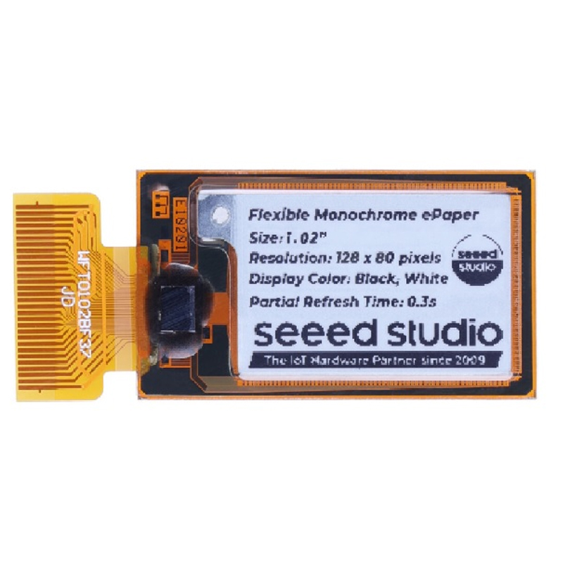 1.02" Flexible Monochrome ePaper Display with 128x80 Pixels-picture-10