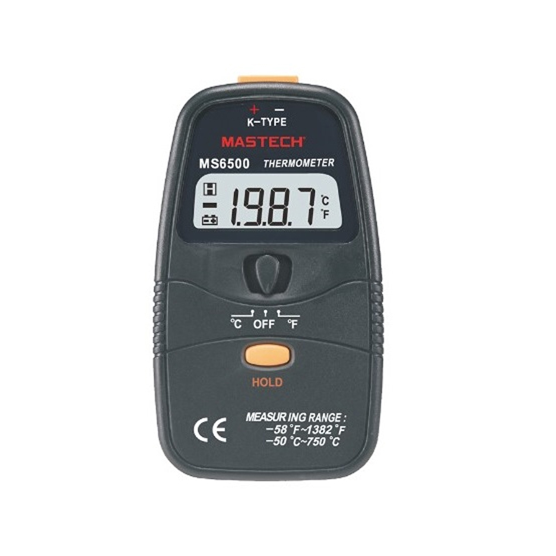 Mastech MS6500 Digital Temperature Meter (-50°C to 750°C ) - K-Type Thermocouple Thermometer-picture-10