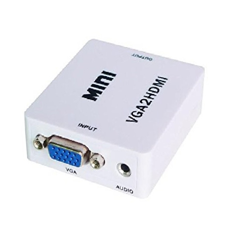 White VGA TO HDMI Converter Box 1080P 60Hz VGA2HDMI-image-44