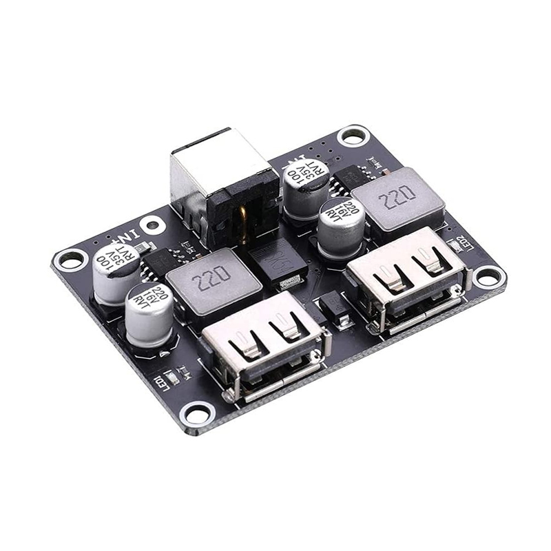 2 Channel USB QC3.0 QC2.0 DC-DC Buck Converter Charging Step Down Module 6-32V 9V 12V 24V to Fast Quick Charger Circuit Board-picture-22
