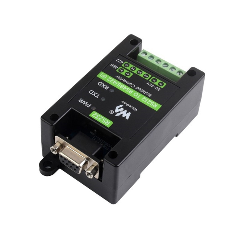 Waveshare RS232 To RS485/422 Active Digital isolated Converter, Onboard Original SP3232EEN and SP485EEN Chips, Options for RS232 DB9 Female port-picture-17