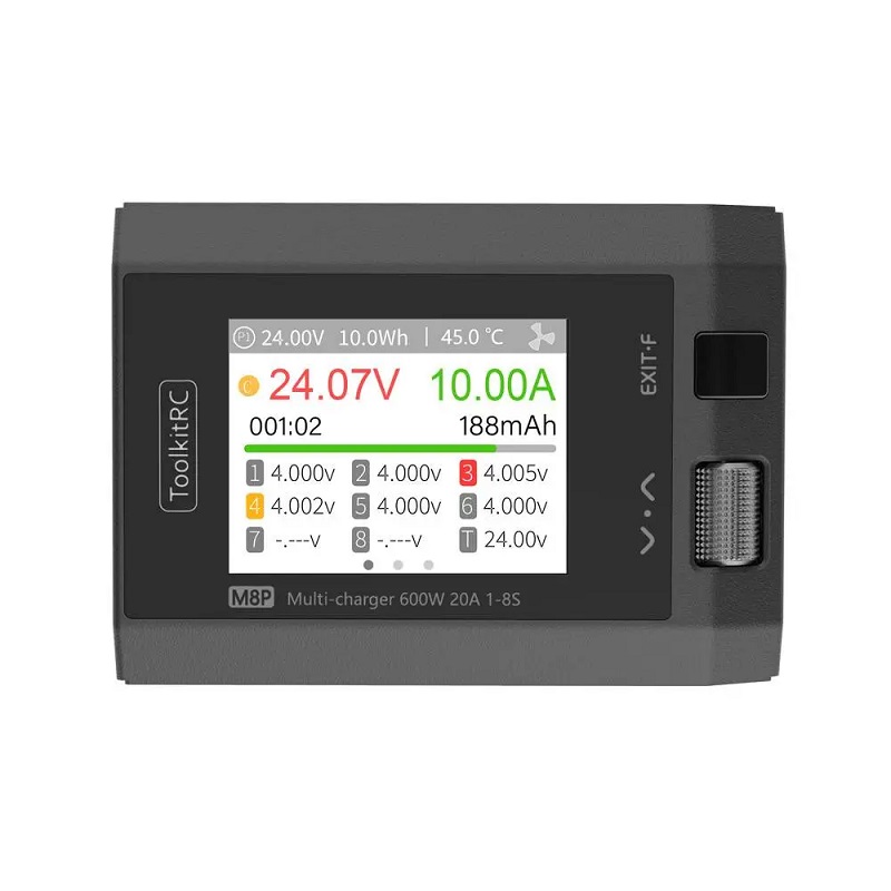 ToolkitRC M8P 1-8S 600W 20A DC Charger-image-38