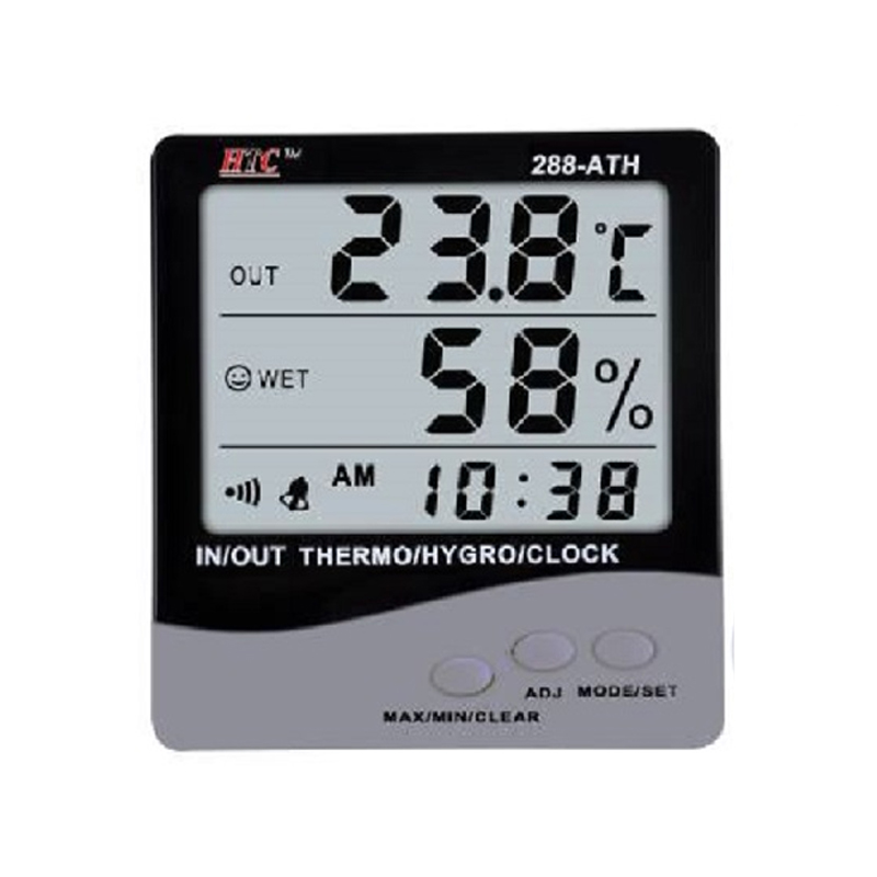 HTC 288-ATH Digital Thermo / Hygrometer with Clock-picture-11