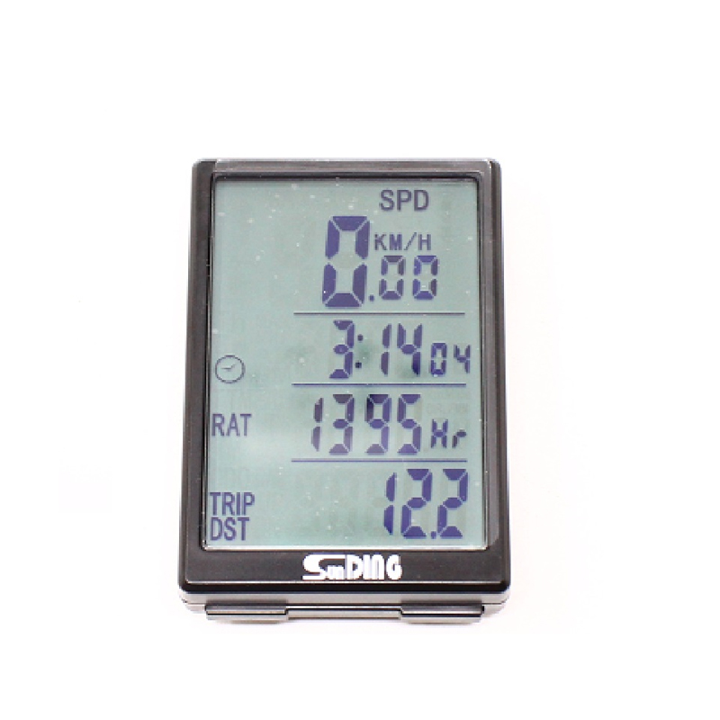 Waterproof Odometer Bike Speedometer Cycling Stopwatch with Backlight Large LCD Display Wyz23837-picture-28