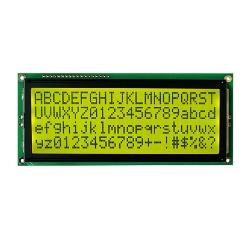 Original JHD762 20x4 character LCD Display with Yellow Green Backlight-image-10