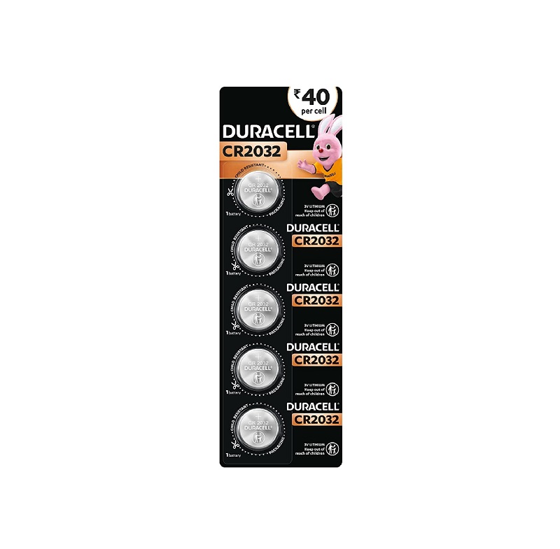 Duracell CR2032 3V Lithium Coin Battery (Pack Of 5)-image-34