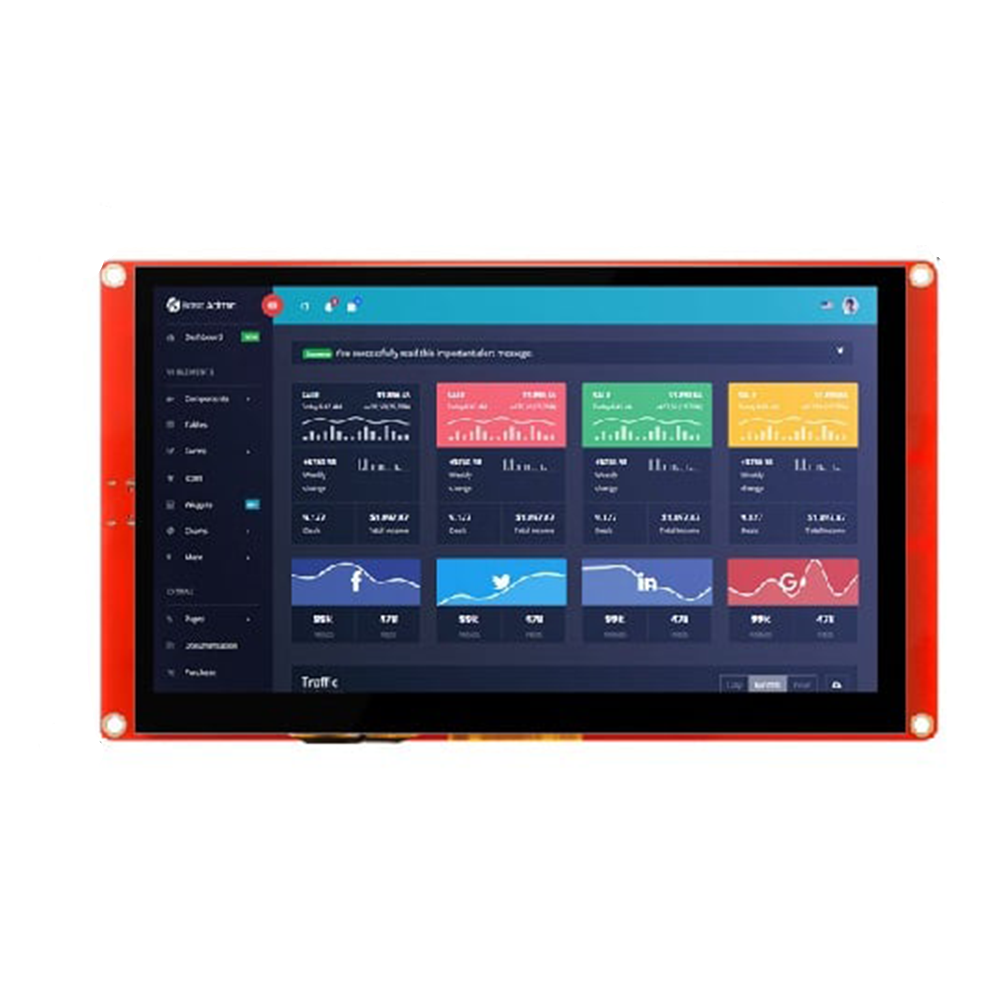 ELECROW ESP32 display 7.0 Inch HMI Display 800x480 RGB TFT LCD Touch Screen Compatible with Arduino/LVGL/PlatformIO/ Micropython Without Acrylic Case-image-22
