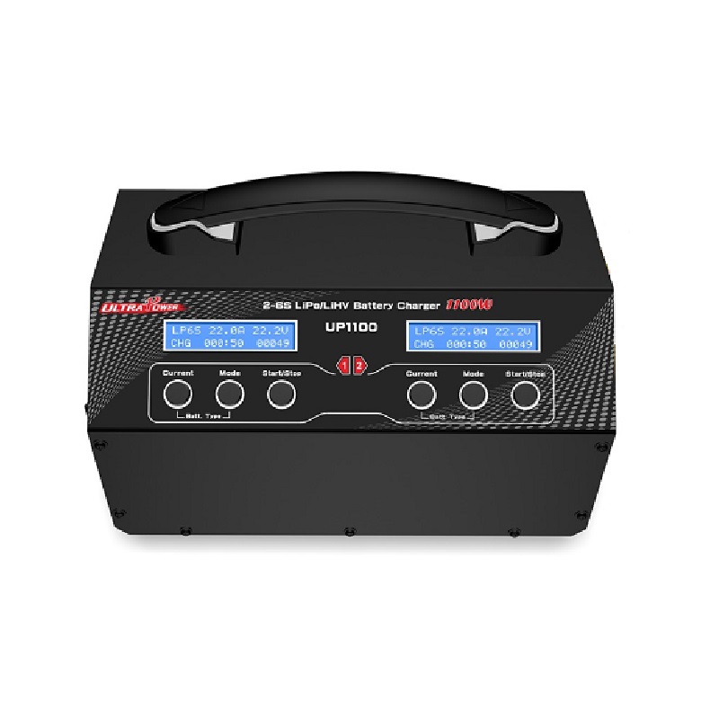 Ultra Power UP1100 1100W 22A Dual-Channel 2-6S LiPo/LiHV Drone Battery Charger-image-28