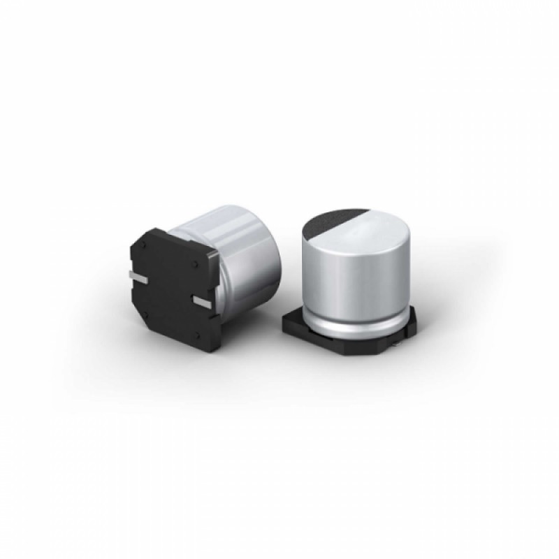 UUD1V101MNL1GS-NICHICON-SMD Aluminium Electrolytic Capacitor, Radial Can SMD, 100 µF, 35 V, 5000 hours @ 105°C, Polar-image-24