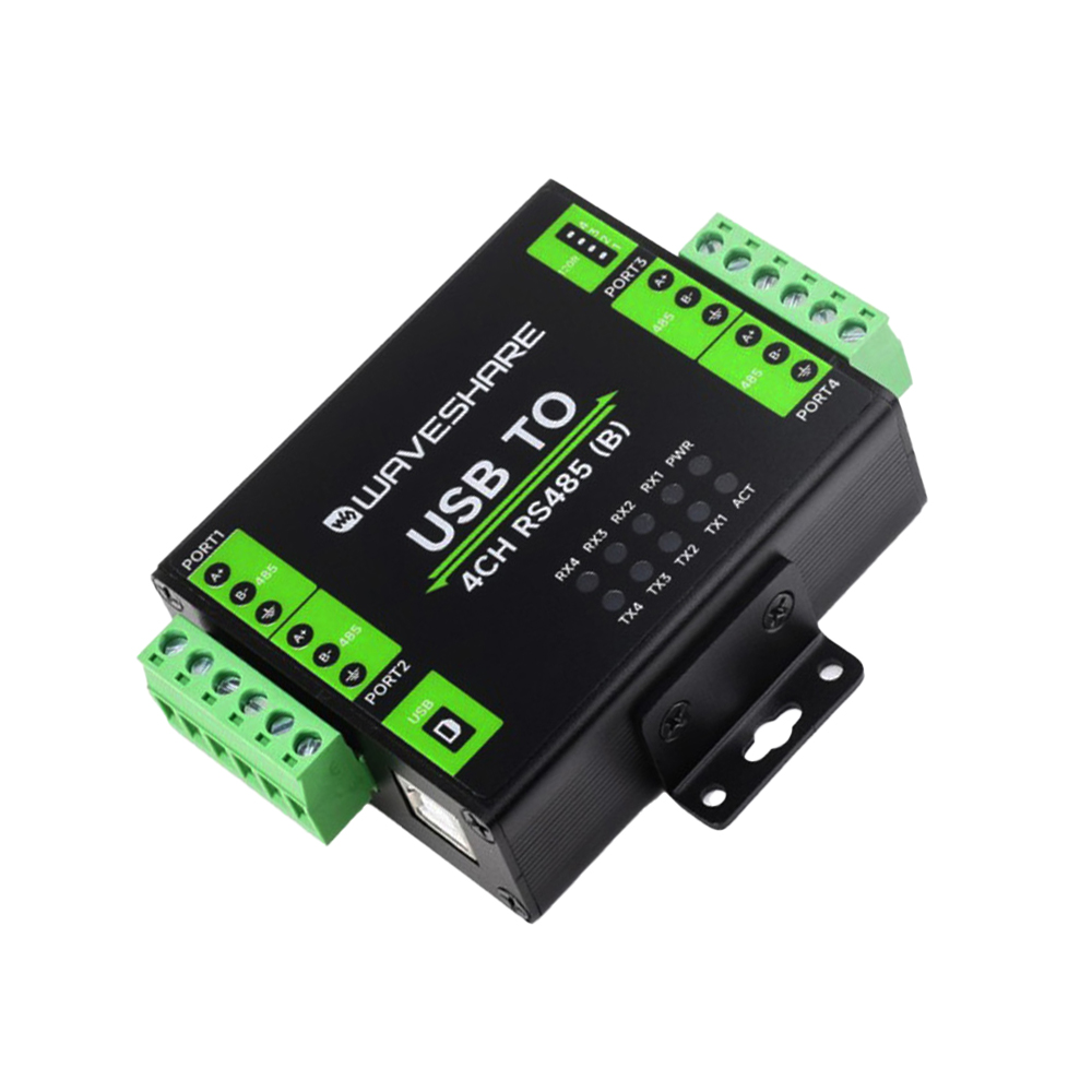 Waveshare Industrial Isolated USB To 4-Ch RS485 Converter (B), CH344L Chip, Multi Protection Circuits, Multi Systems Support-picture-41