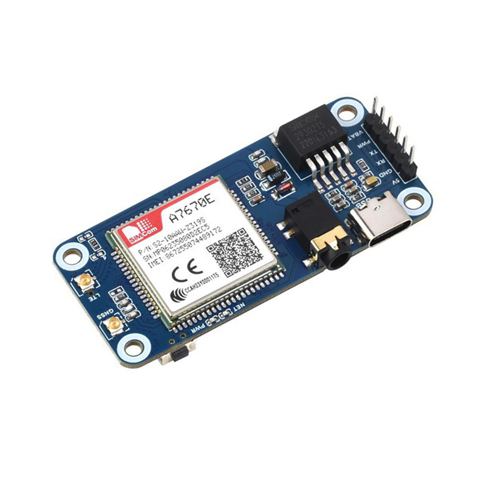 Waveshare Cat-1/GSM/GPRS/GNSS HAT for Raspberry Pi, Based On A7670E module, LTE-picture-19