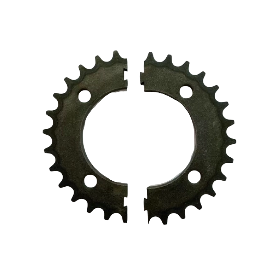 Yalu 28 Teeth Half Cut Split Type Chain Sprocket Pinion-image-1