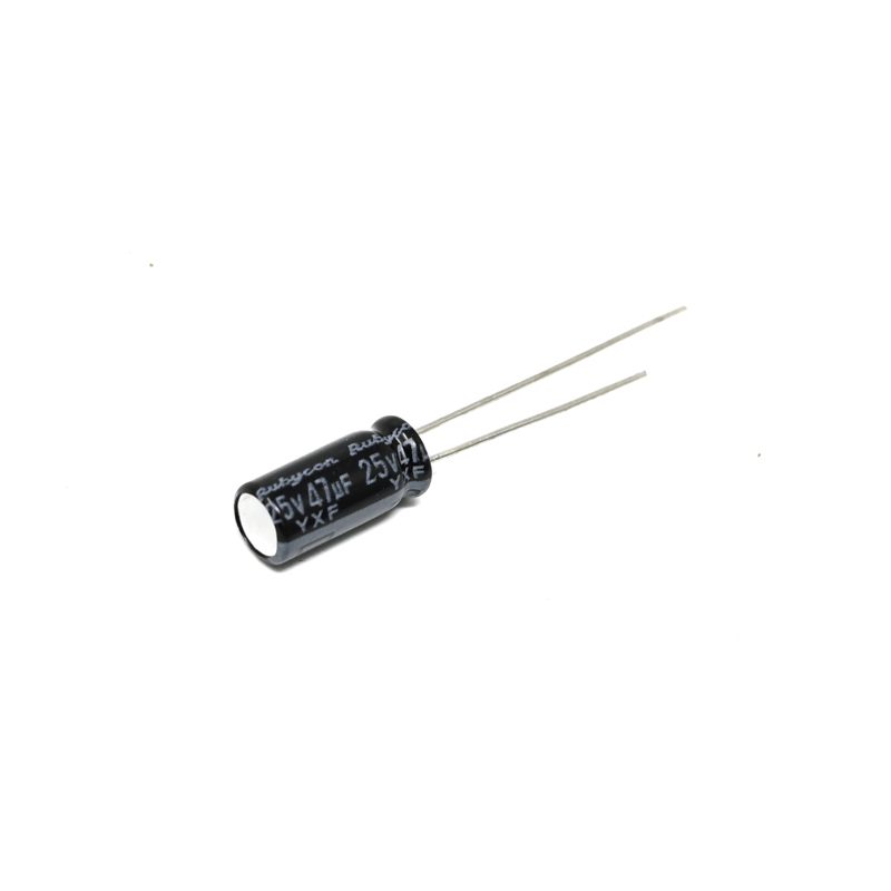 25YXF47MEFC5X11-RUBYCON-Electrolytic Capacitor, Miniature, 47 µF, 25 V, ± 20%, Radial Leaded, 5000 hours @ 105°C, Polar-image-20
