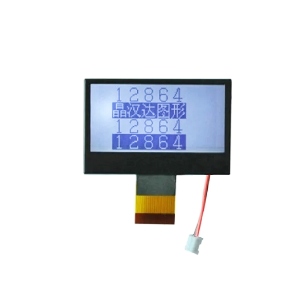 Original JHD754 128 x 64 dots LCD Display with White Backlight-image-16