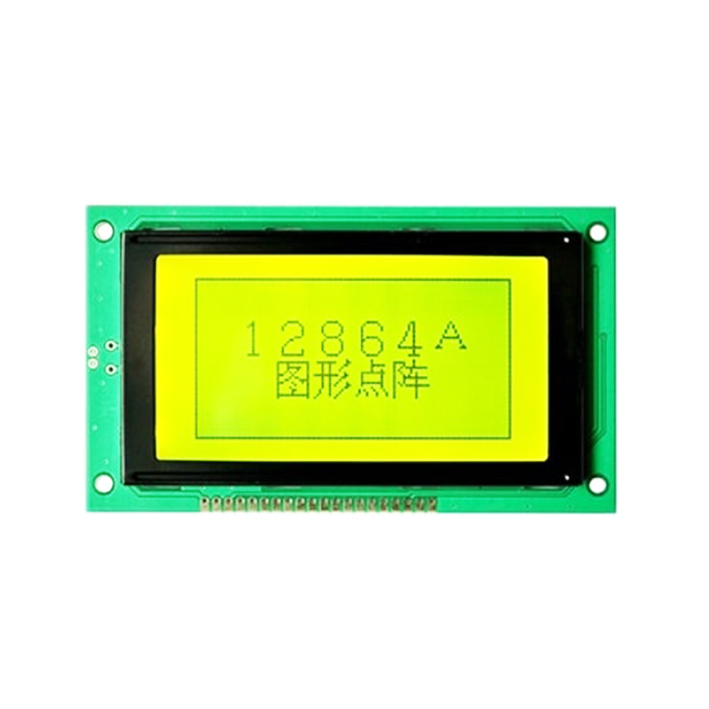 Original JHD521 128×64 dots LCD Display with Yellow Green Backlight-image-30