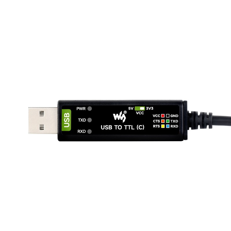 Waveshare USB to TTL (C) 6-Pin Serial Cable FT232RNL Flow Control-picture-18