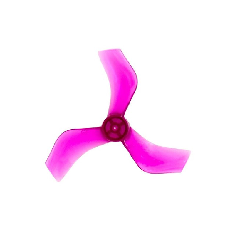 Pro-Range Propellers 40mm 1635 PC 3 Blade 1.5mm Propellers 4CW+4CCW- Clear Purple (Single Hole)-image-30