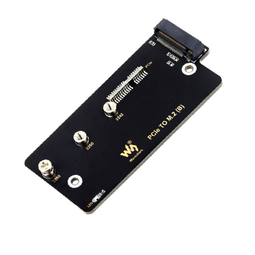 Waveshare PCIe TO M.2 adapter (B), Supports NVMe Protocol M.2 Solid State Drive, High-speed Reading/Writing, Supports Raspberry Pi Compute Module 4-image-5
