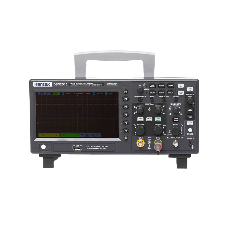 Hantek DSO2D10 Digital Storage Oscilloscope 2 Channel ; 100MHz Bandwidth ; 1 GS/s Sample rate with Built-in 1 CH 25MHz waveform generator-image-49