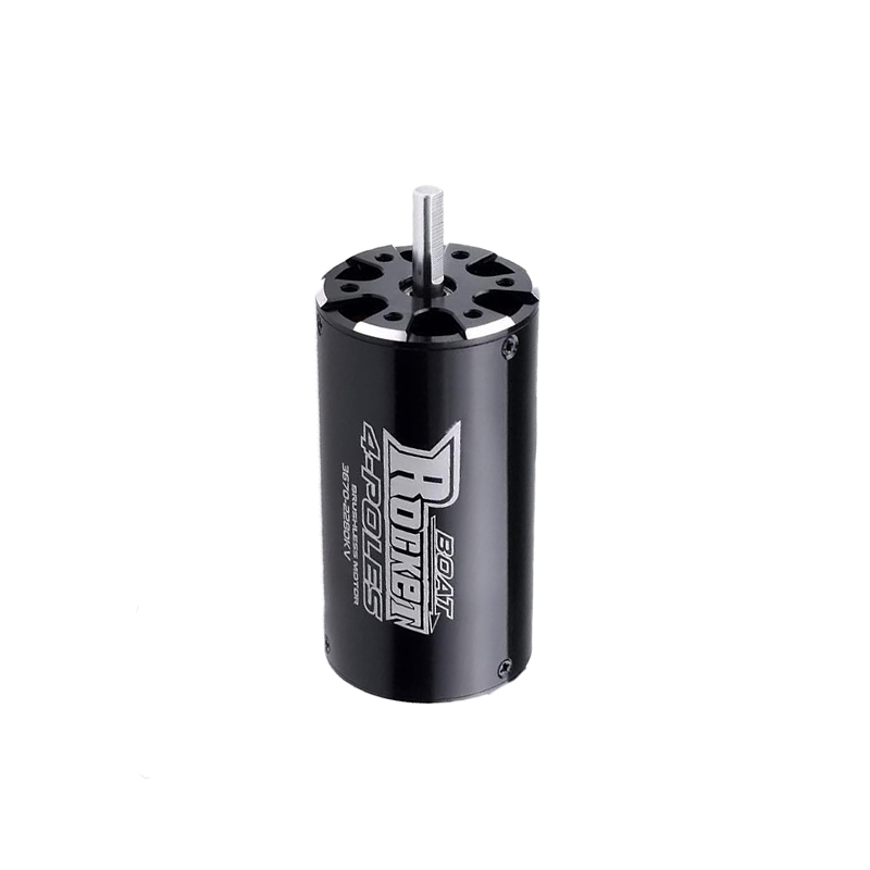 Rocket 3670 brushless rc boat motor 4POLE ￠5.0mm Black (2280 KV)-image-24