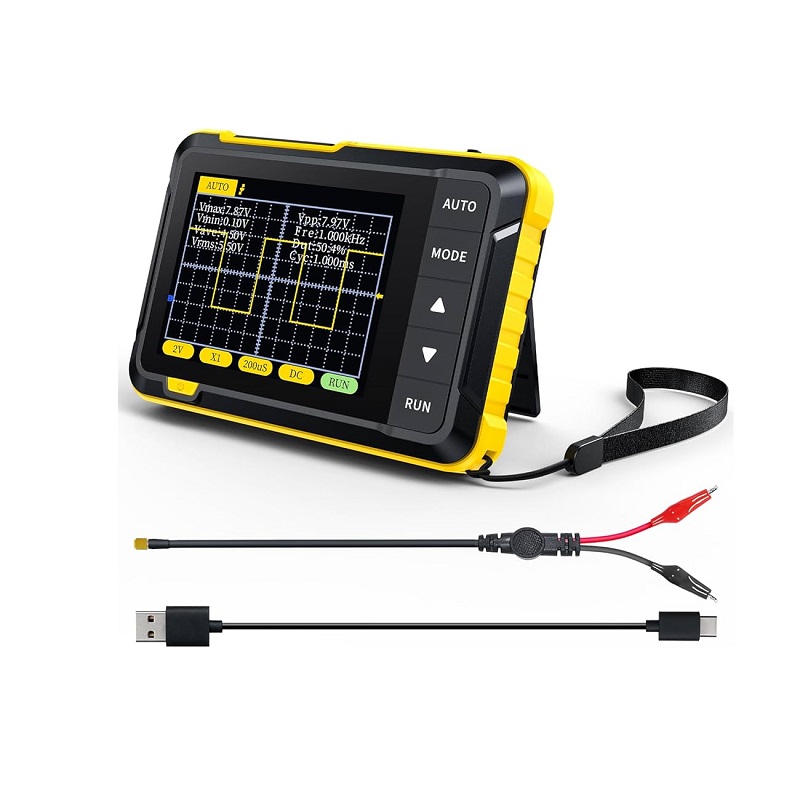 FNIRSI DSO152 Oscilloscope - 2.8" TFT Handheld Digital Oscilloscope, 2.5MS/s High Sampling Rate, 200KHz Bandwidth-image-24