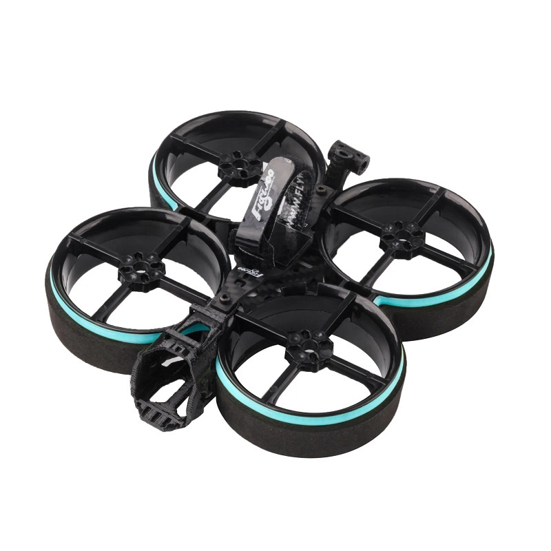 Flywoo CineRace20 V2 O3 Neon Led Frame (Black duct+Blue led)-image-3