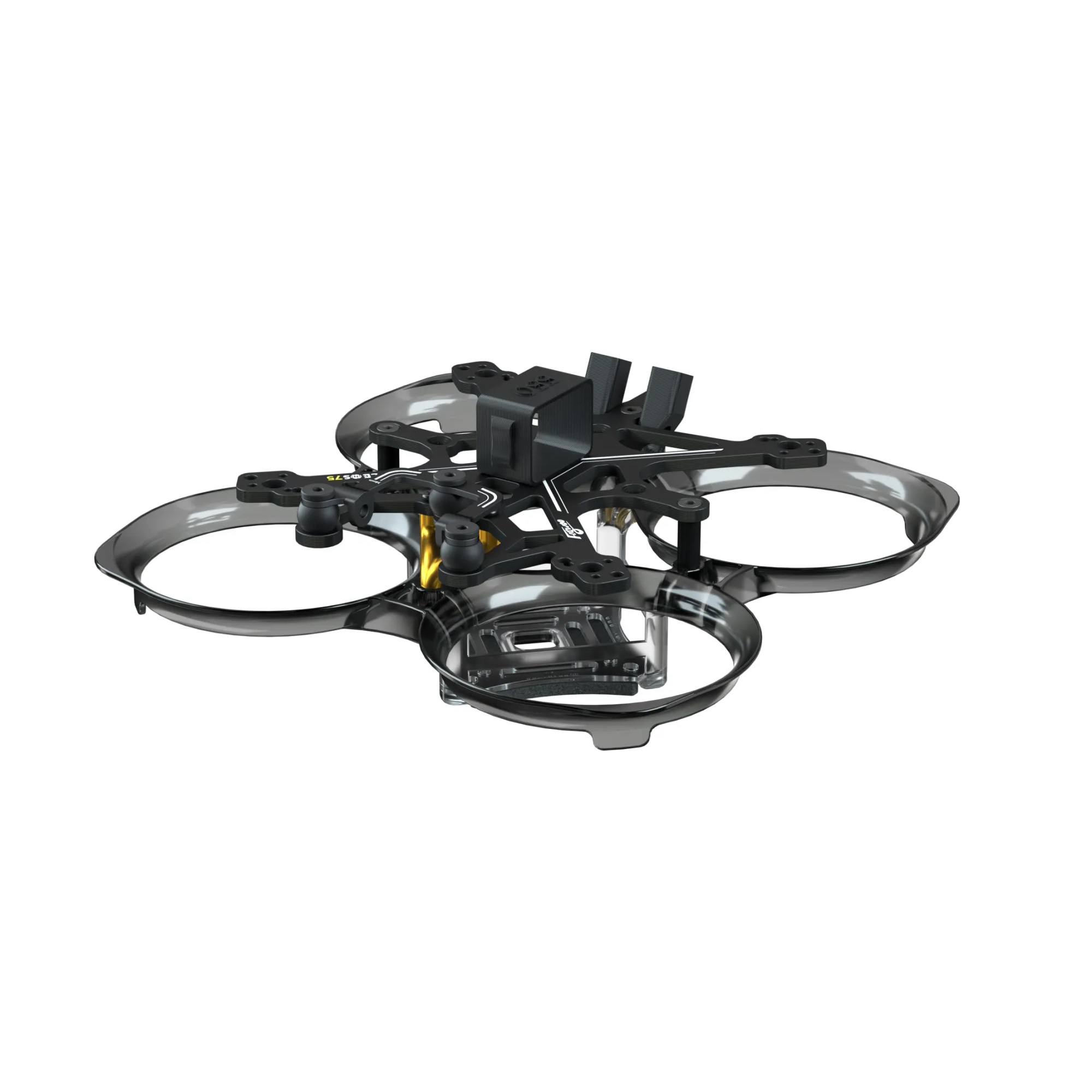 Flywoo FlyLens 75 Frame kit for Analog Wasp Walksnail HDZero - Clear Black-picture-29