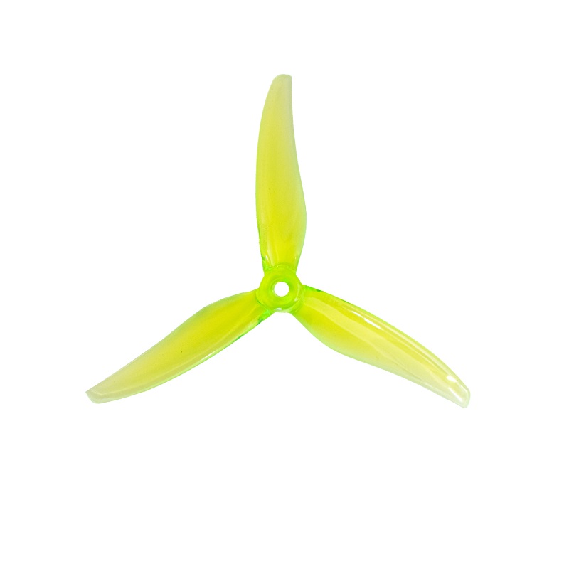 Pro-Range Propellers 5131.0 Tri Blade Fury Propellers 2CW+2CCW 2 Pair Radioactive Yellow-image-4